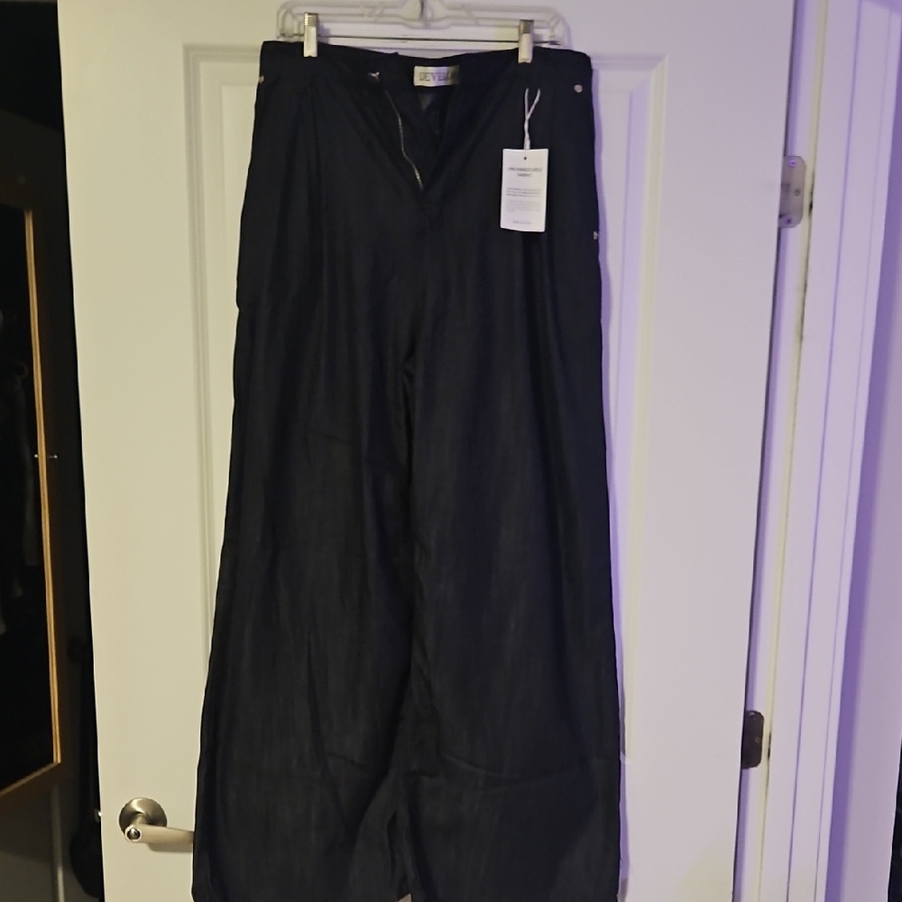REVOLVE Midnight Wide Leg Jeans